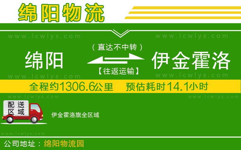 綿陽到伊金霍洛旗貨運(yùn)公司