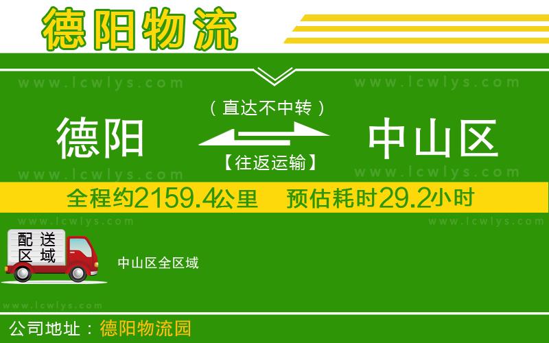 德陽到中山區(qū)貨運公司