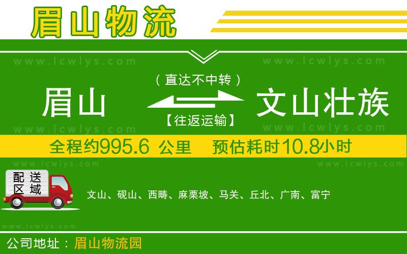 眉山到文山壯族苗族自治州貨運(yùn)公司