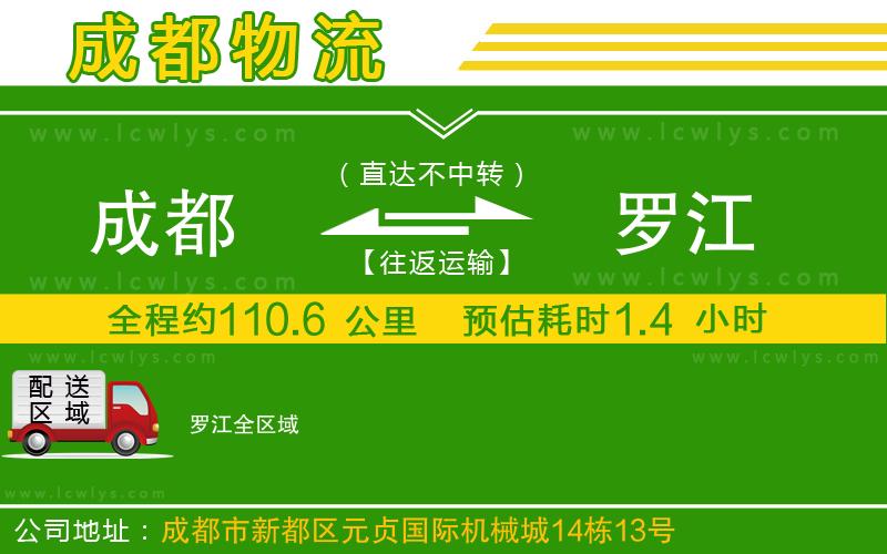 成都到羅江貨運(yùn)公司