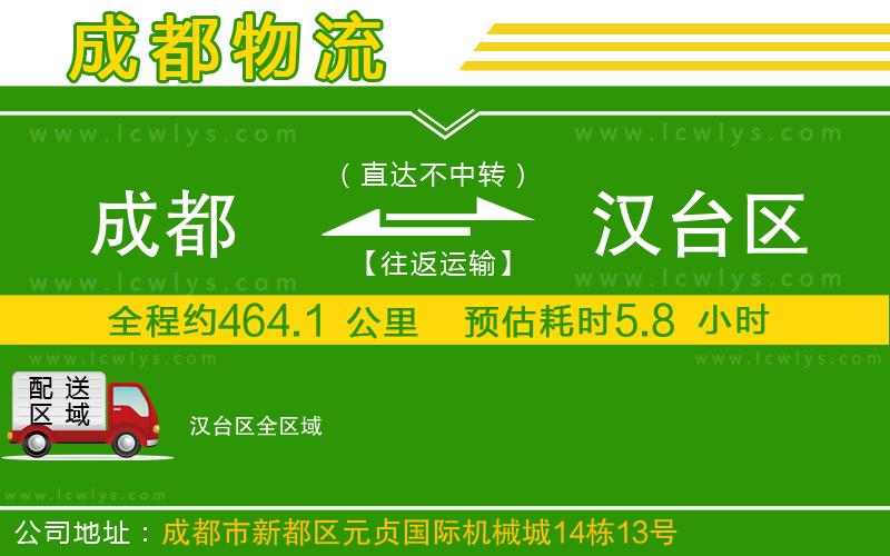 成都到漢臺區(qū)貨運公司