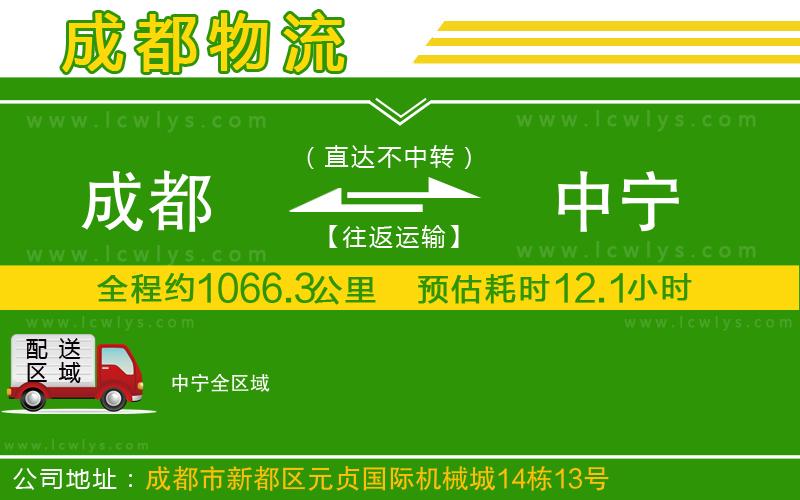 成都到中寧貨運(yùn)公司