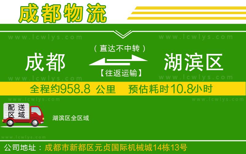 成都到湖濱區(qū)貨運公司