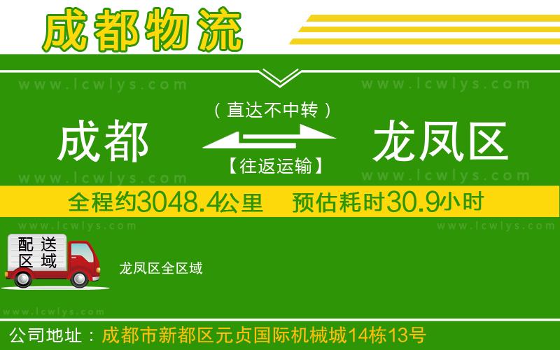 成都到龍鳳區(qū)貨運公司