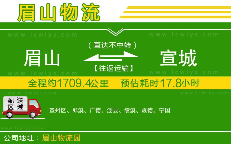 眉山到宣城貨運公司