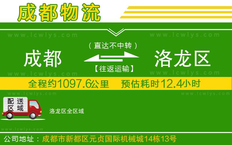 成都到洛龍區(qū)貨運公司