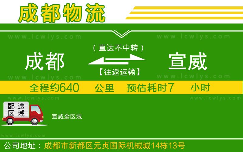 成都到宣威貨運公司