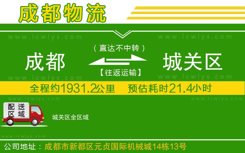 成都到城關區(qū)貨運公司