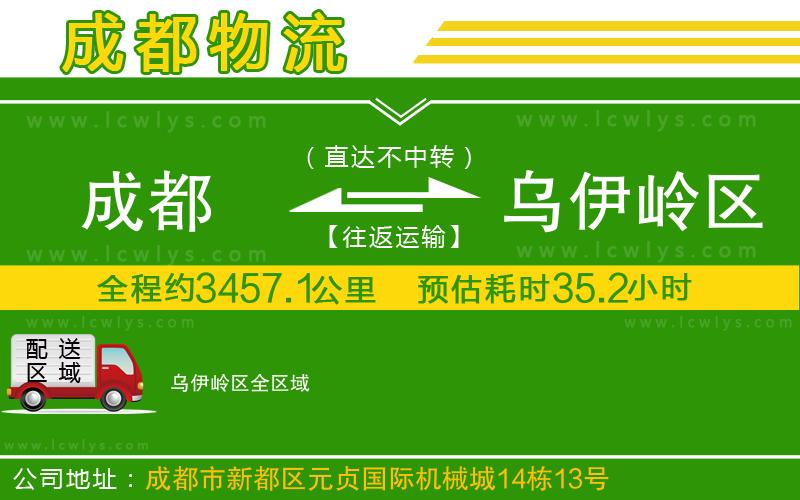 成都到烏伊嶺區(qū)貨運公司