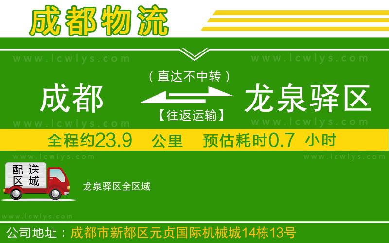 成都到龍泉驛區(qū)貨運公司