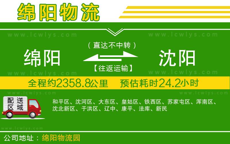 綿陽到沈陽貨運公司