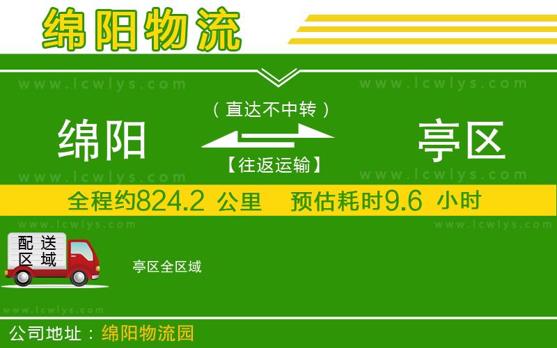 綿陽(yáng)到猇亭區(qū)物流公司